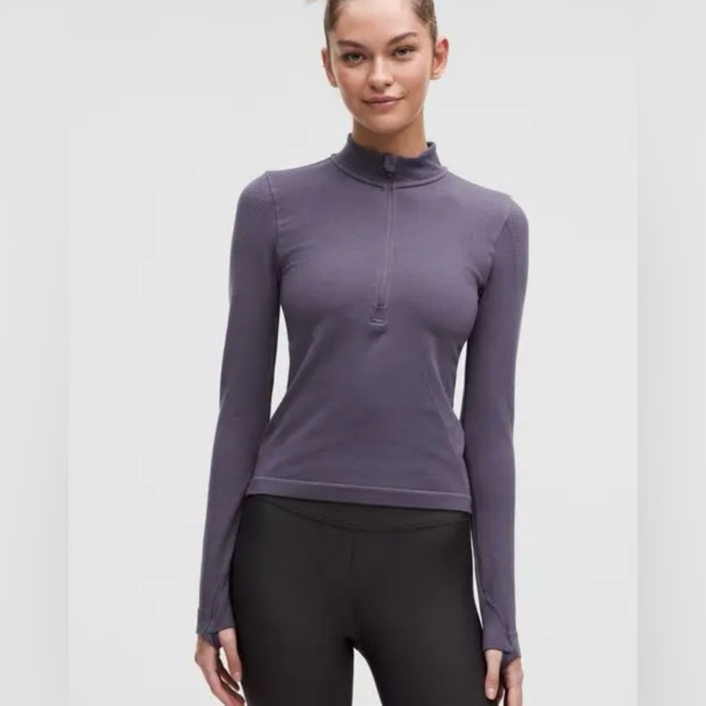 Lululemon Merino Wool-Blend Base Layer Half Zip
